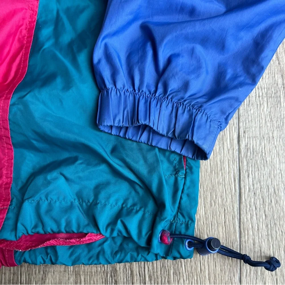 Nike vintage women XL 18/20 windbreaker pullover Colorblock 90s